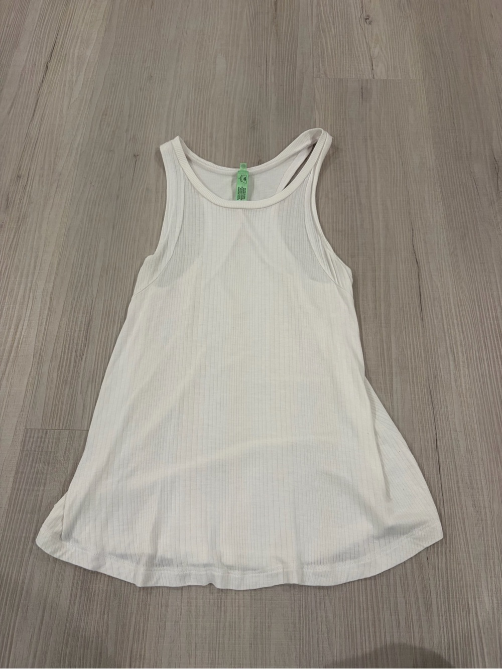Marshalls White Ribbed Tank Top